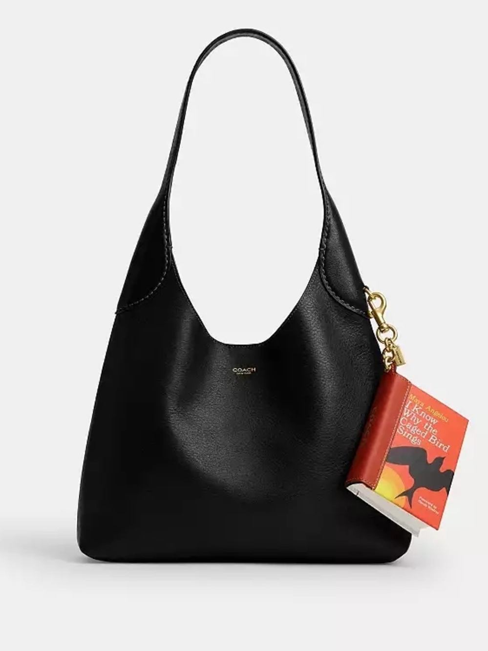 COACH I Know Why The Caged Bird Sings By Maya Angelou Book Bag Charm - Picture 3 of 6